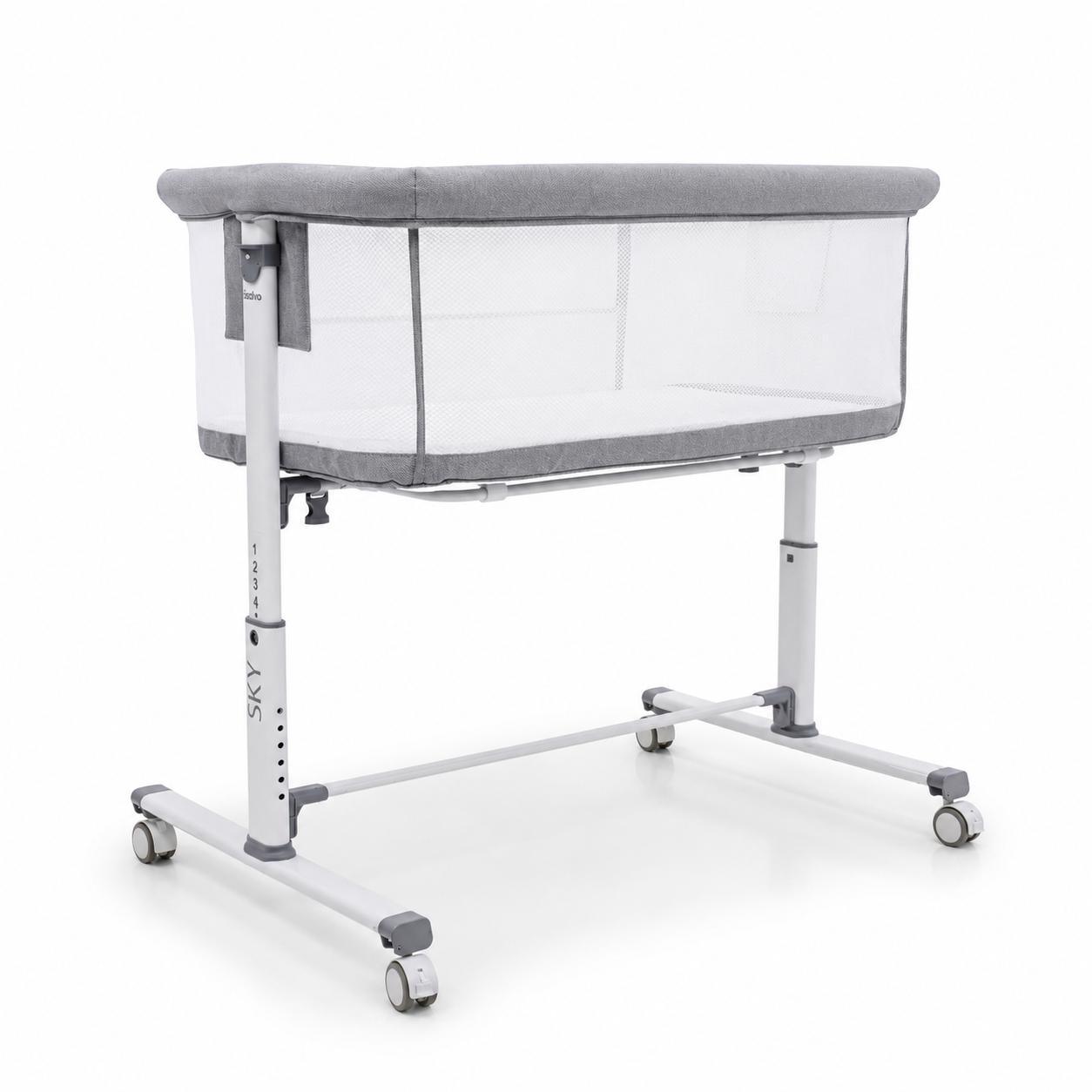 Minicuna de colecho Sky gris