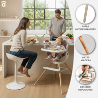 Adriá Wooden High Chair