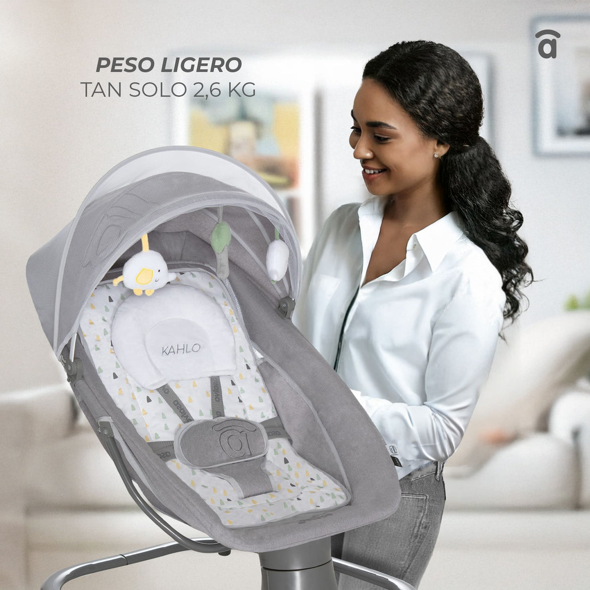 Kahlo Gray Rocking Hammock