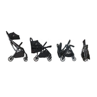 Hito black stroller