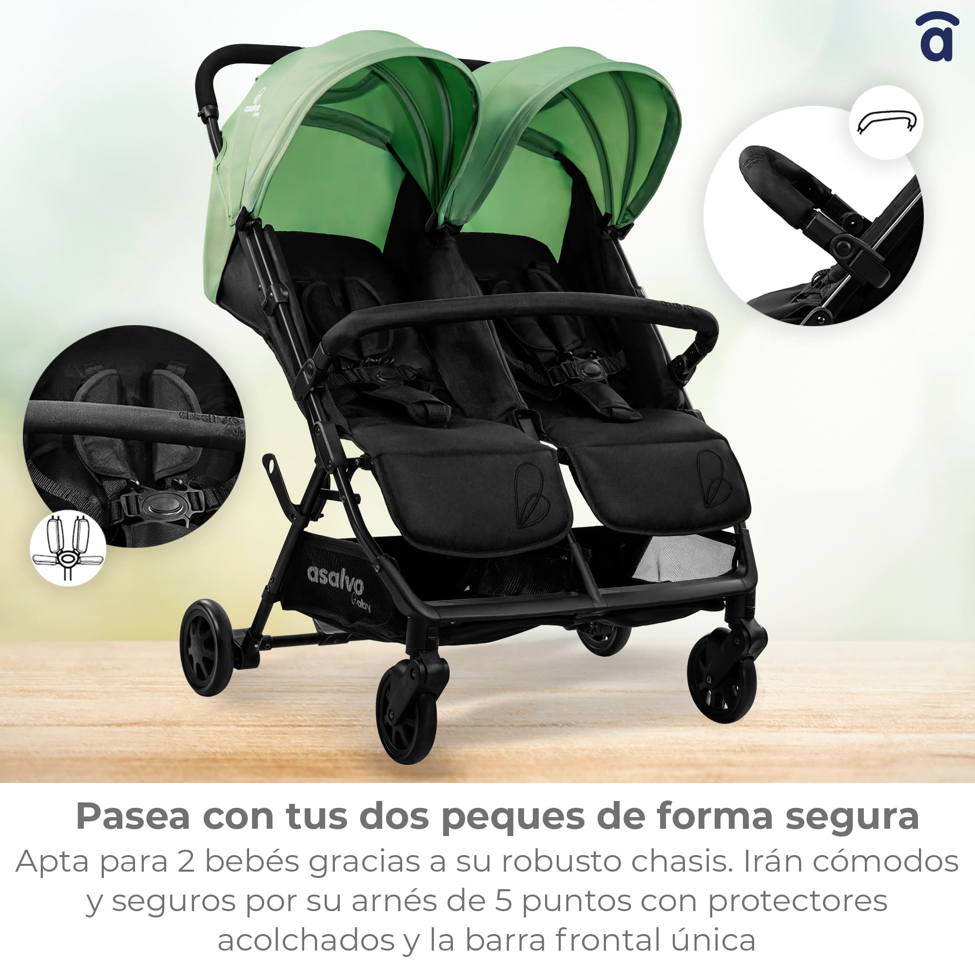 Henry Green Double Stroller