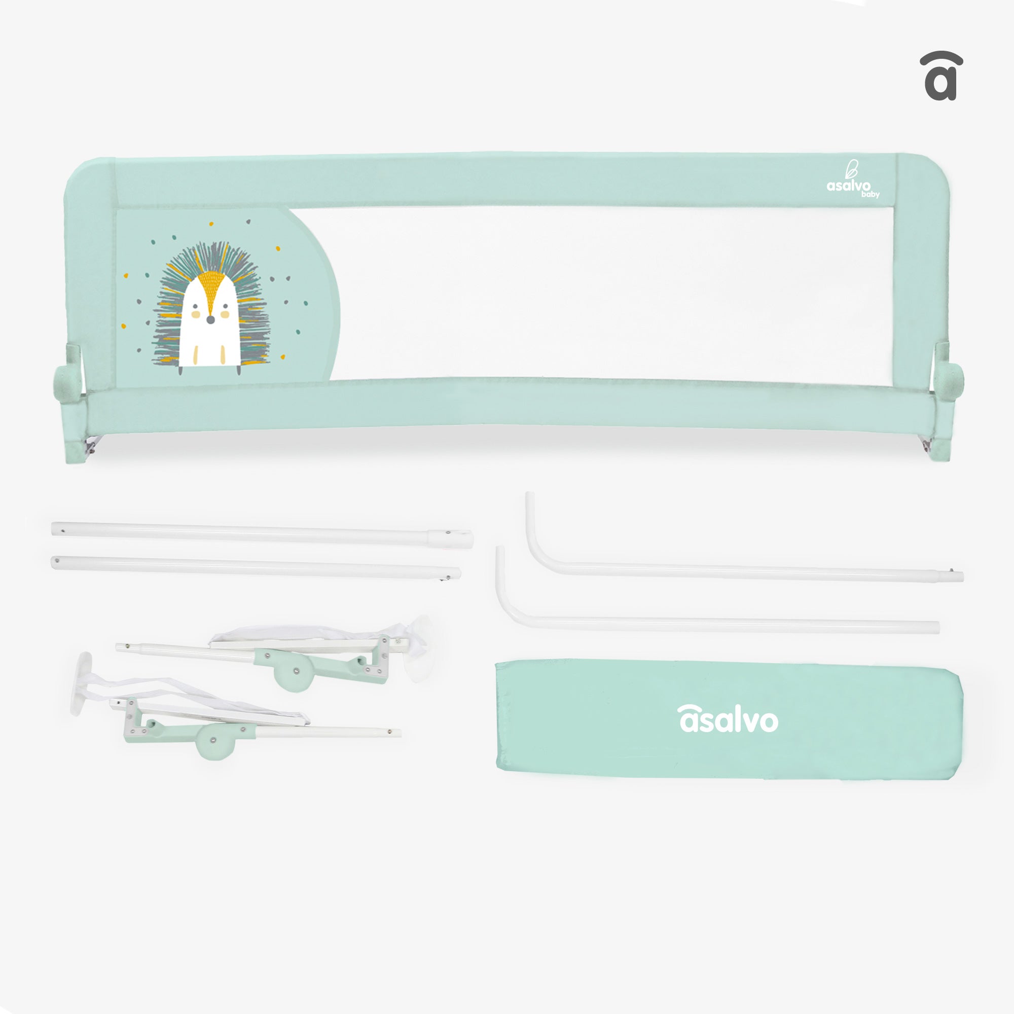 150cm 2-1 Bed Barrier for Nest or Standard Bed Pink Bunny