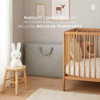Sky gray co-sleeping mini crib