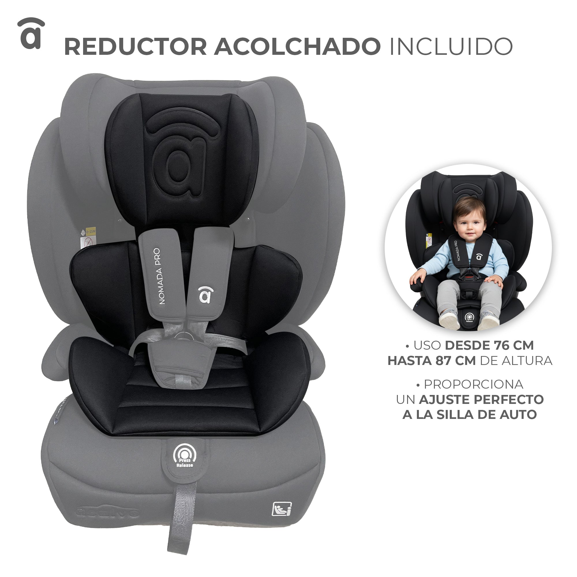 Nomad Pro Black Car Seat