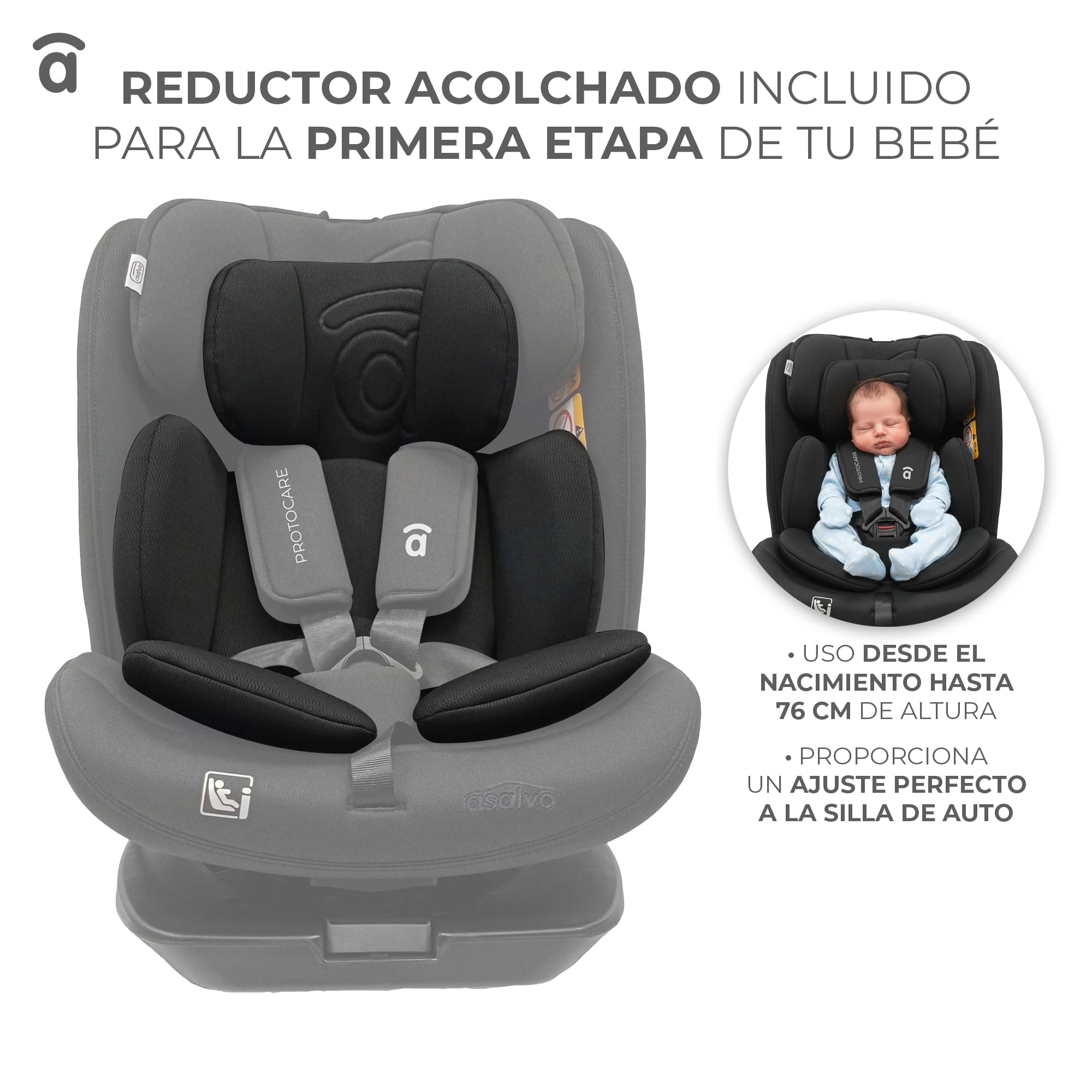 Protocare Black Car Seat
