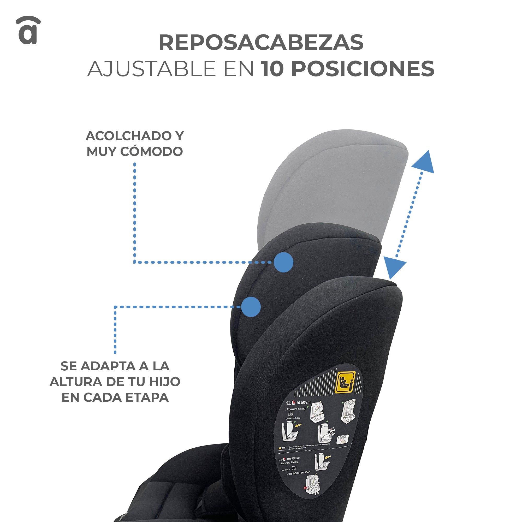 Nomad Pro Gray Car Seat