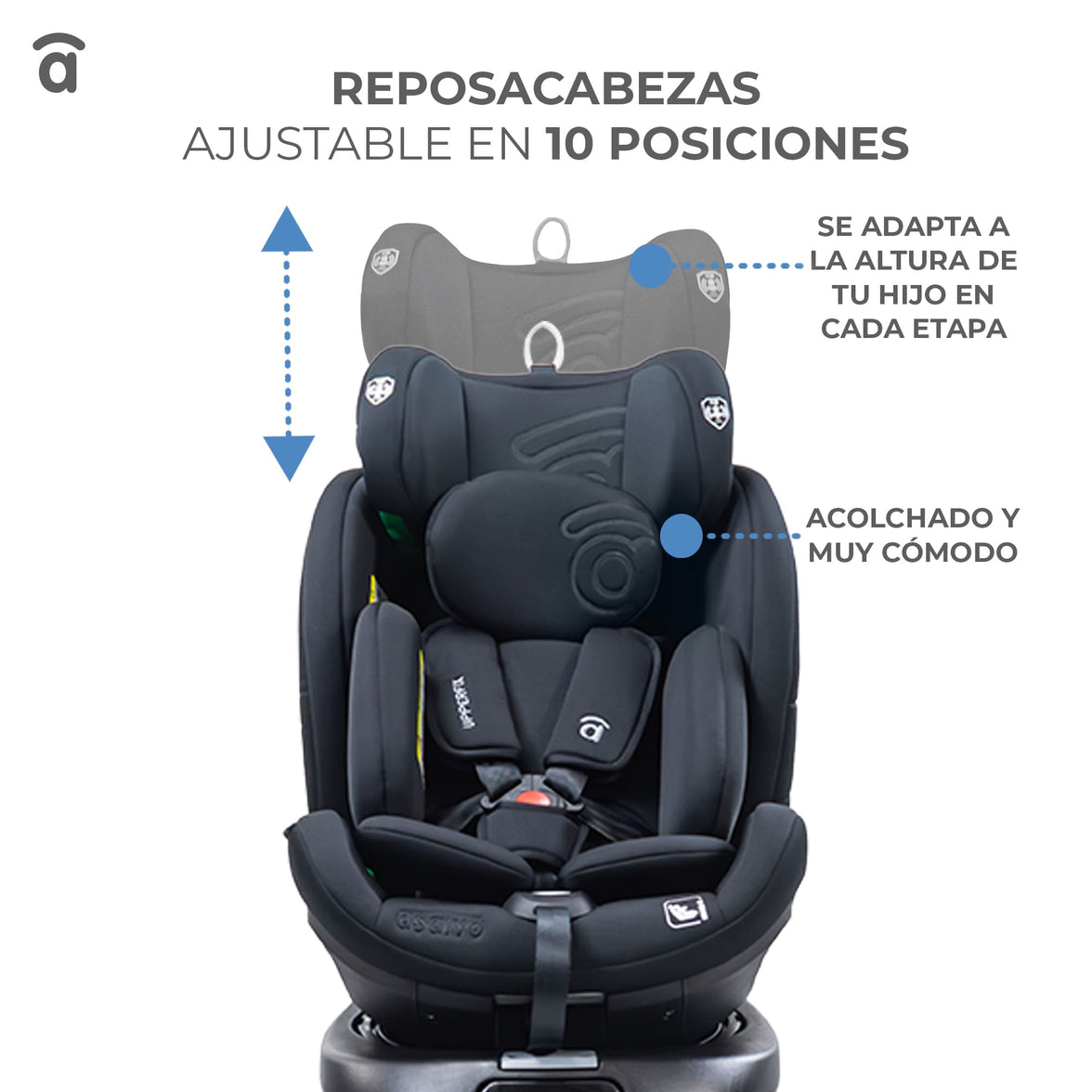 Upperfix Black Car Seat
