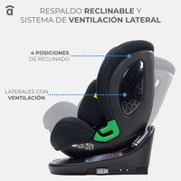 Silla de Auto Austen 3 Negra