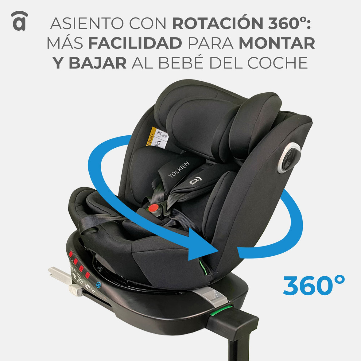 Silla de auto Tolkien negro
