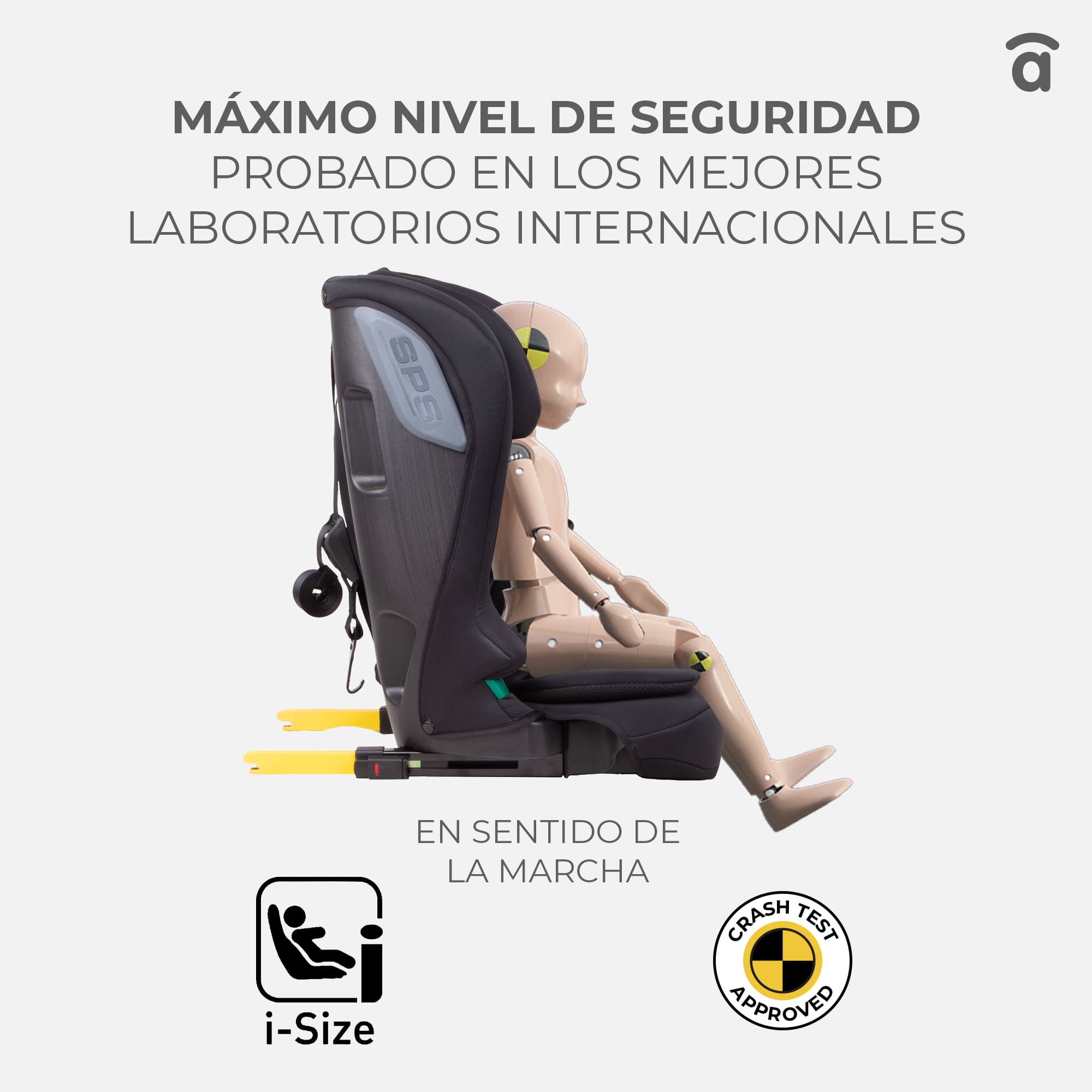 I-Size Profix Gray Car Seat