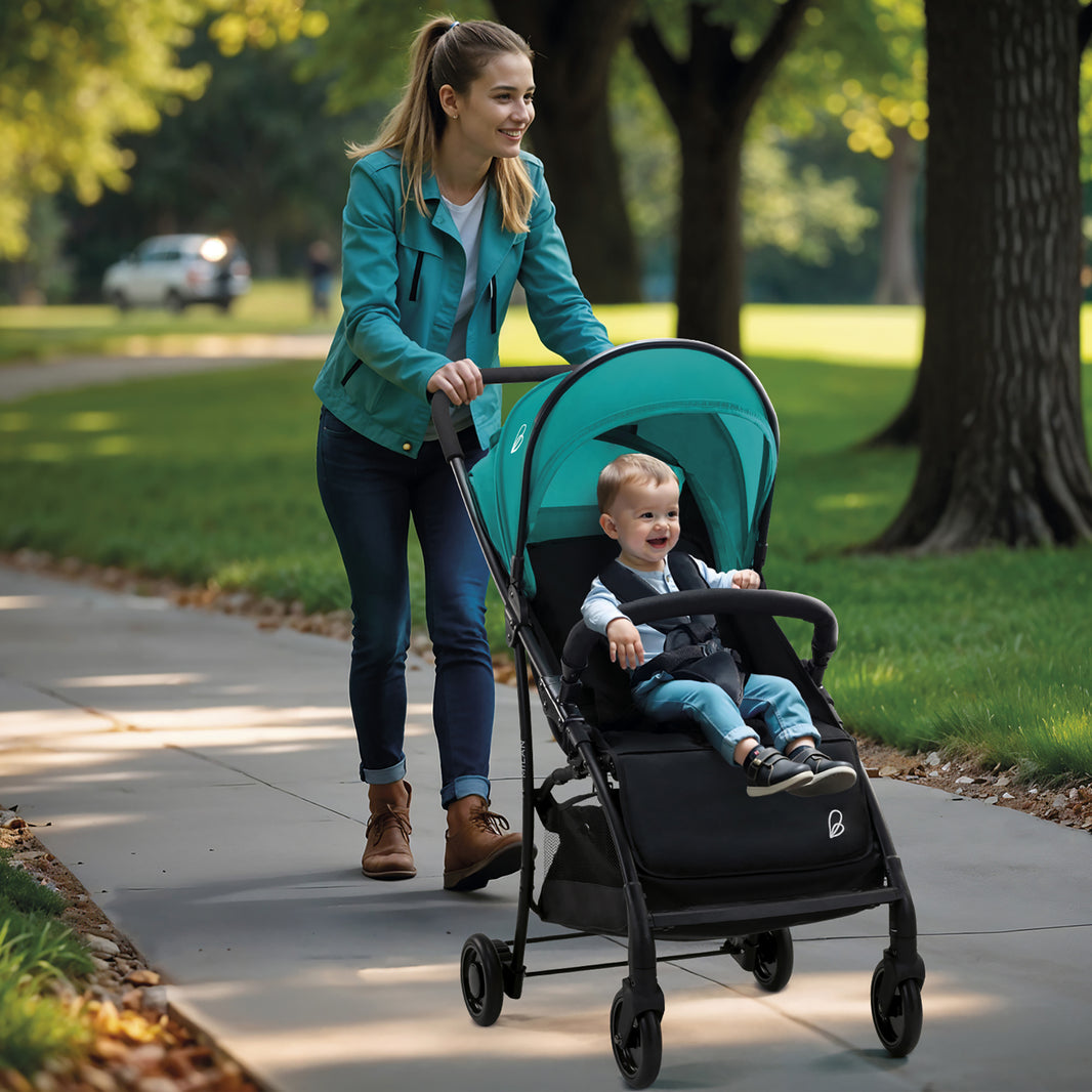 Milan Green Stroller