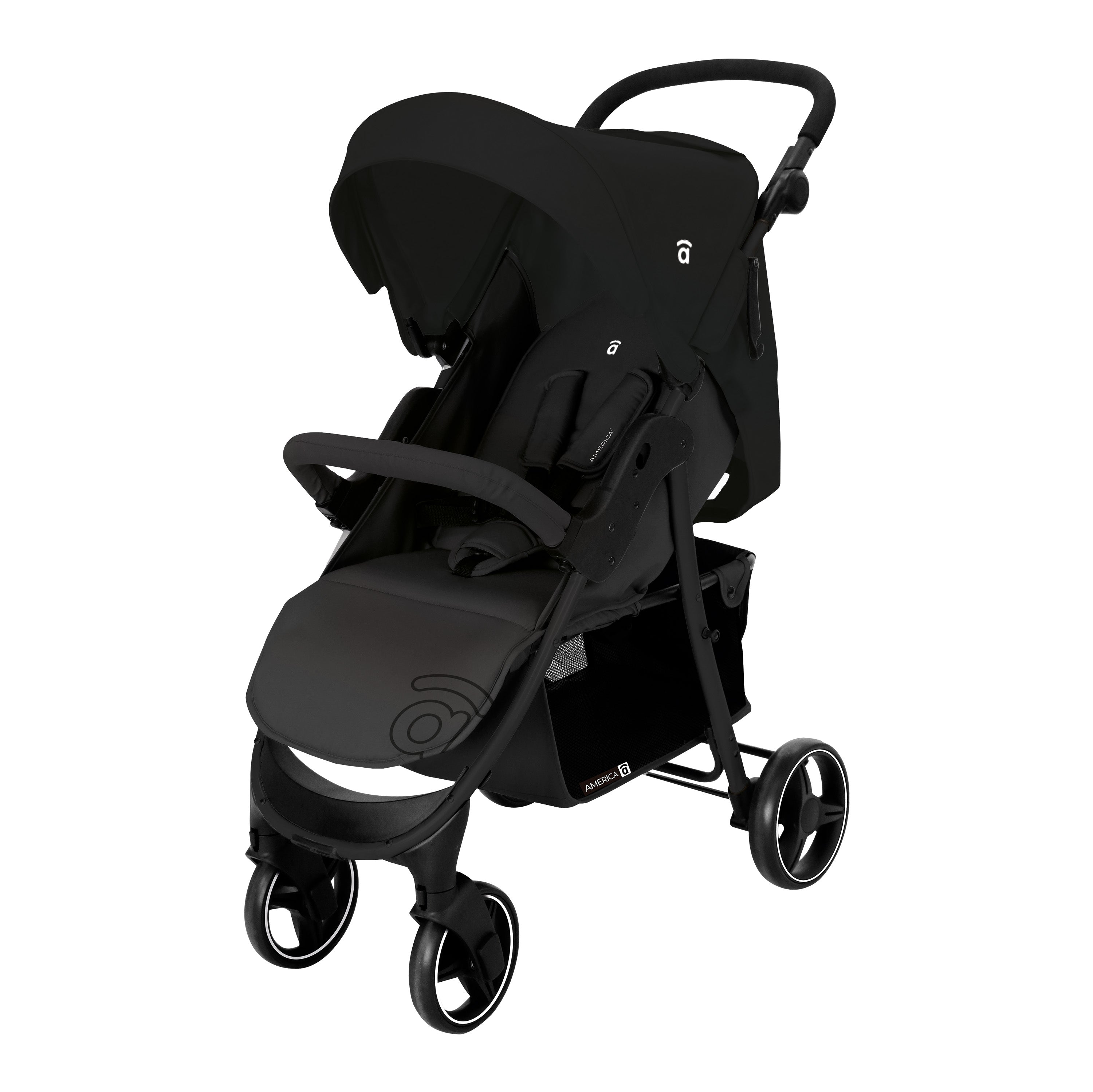 Silla de paseo América 3 negro