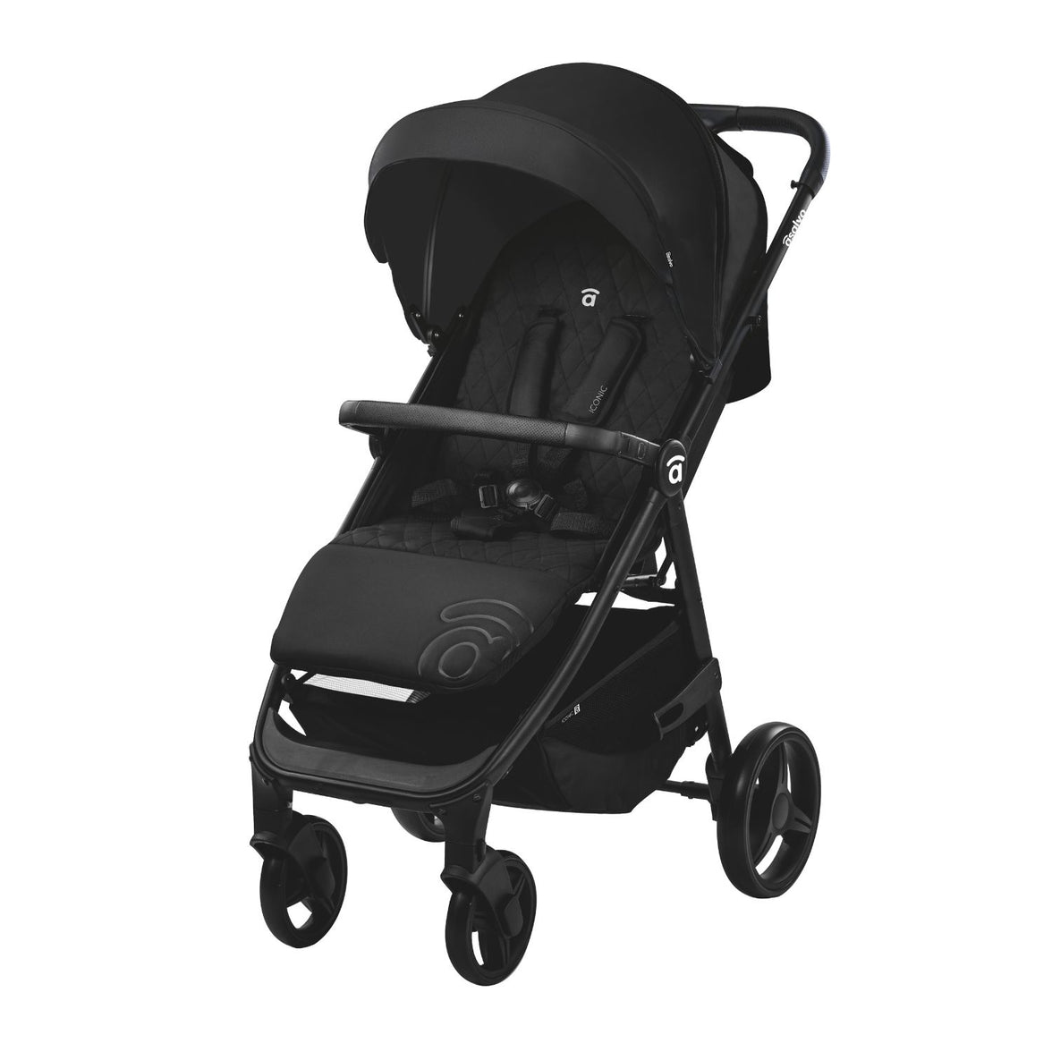 Poussette noire emblématique