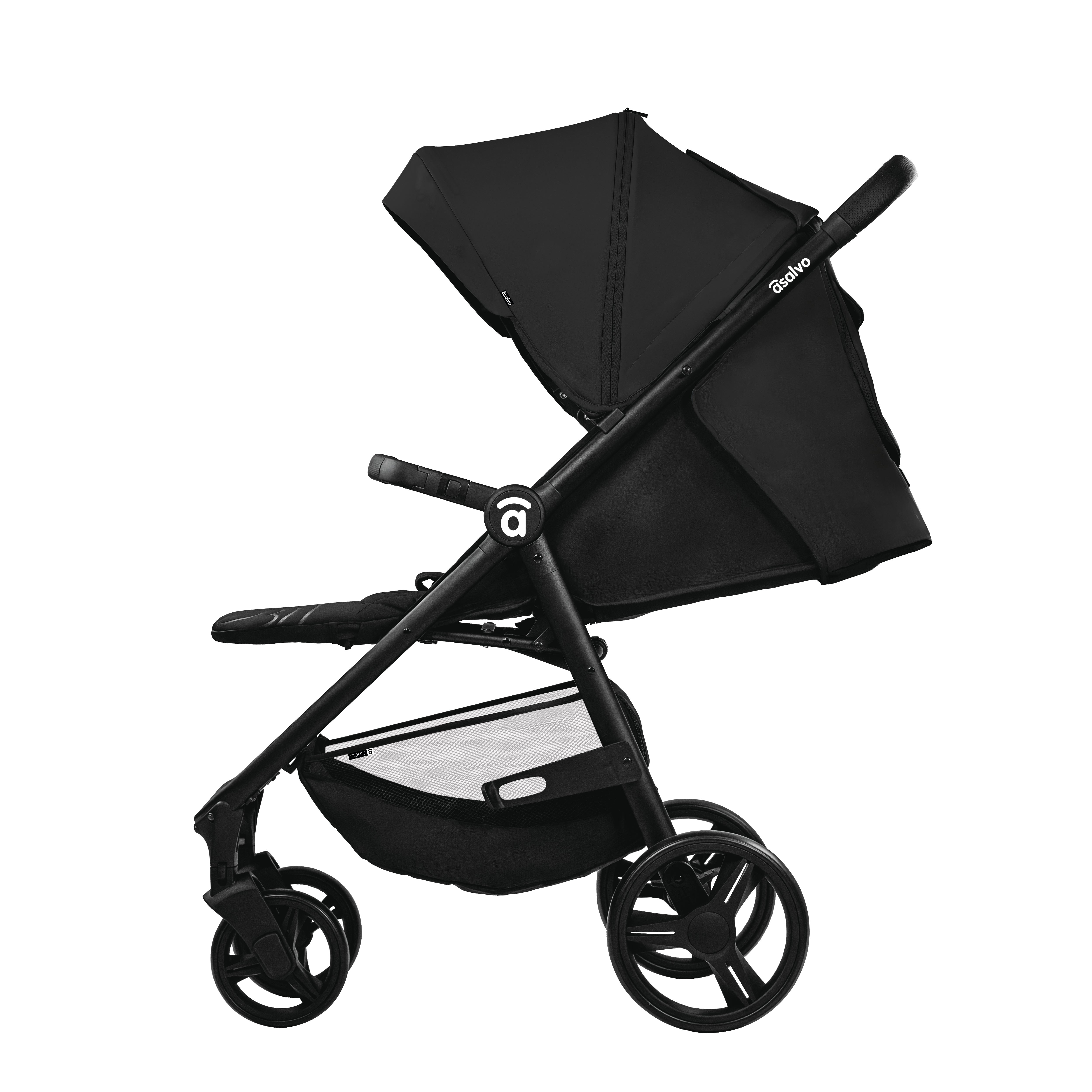 Poussette noire emblématique