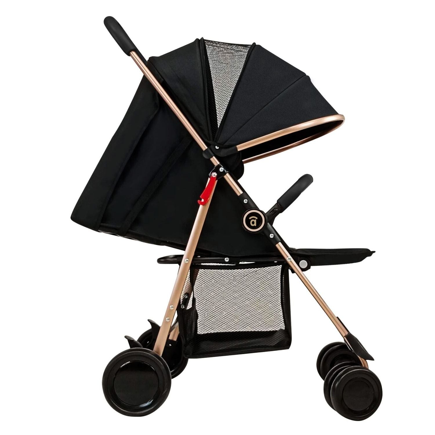Poussette nova dorée