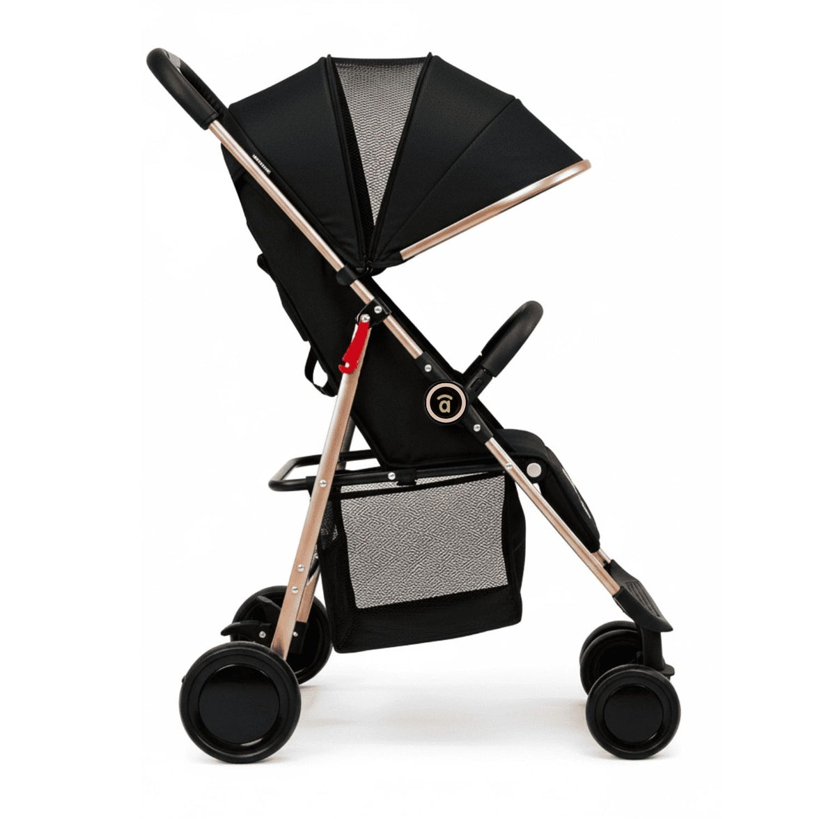 Poussette nova dorée
