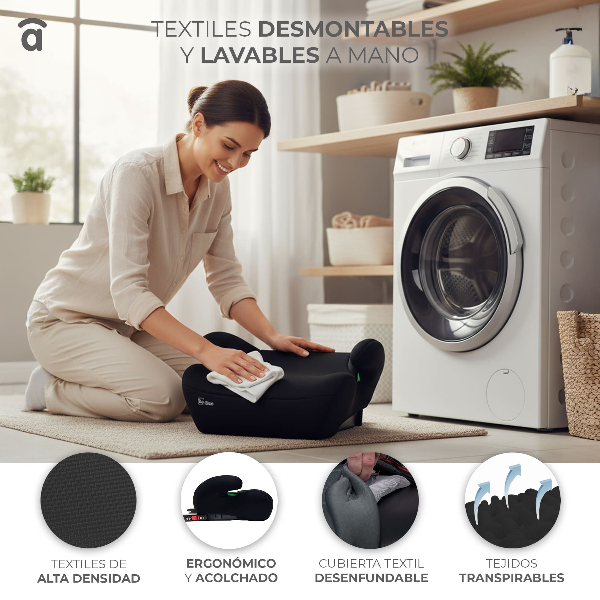 CoreFix Gray Car Seat