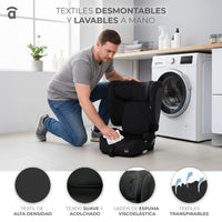 Siège d'auto gris Omniguard