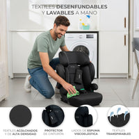 I-Size Poe Fix Gray Car Seat