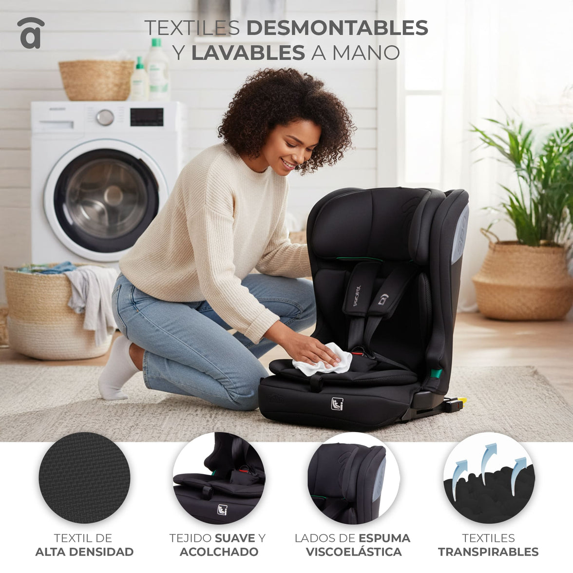 Cadeira auto I-Size Profix preta