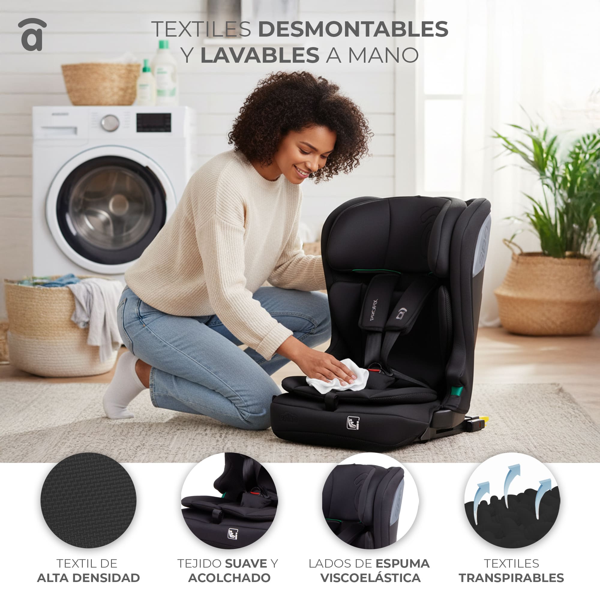 I-Size Profix Gray Car Seat