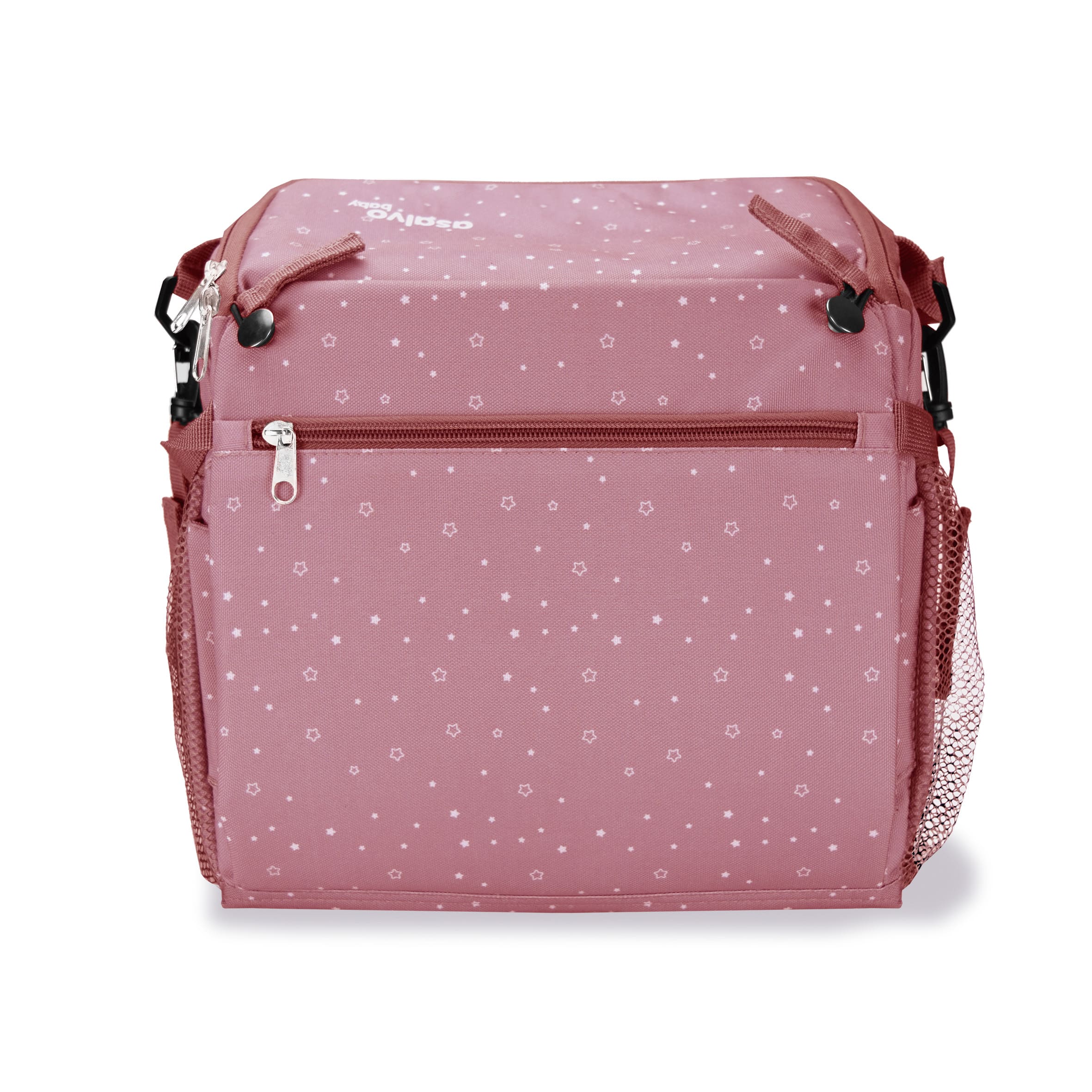 Travel highchair - Pink Stars Hummus Bag