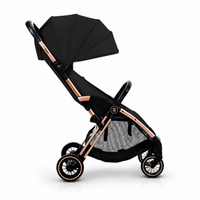 Plis Plas black-gold stroller