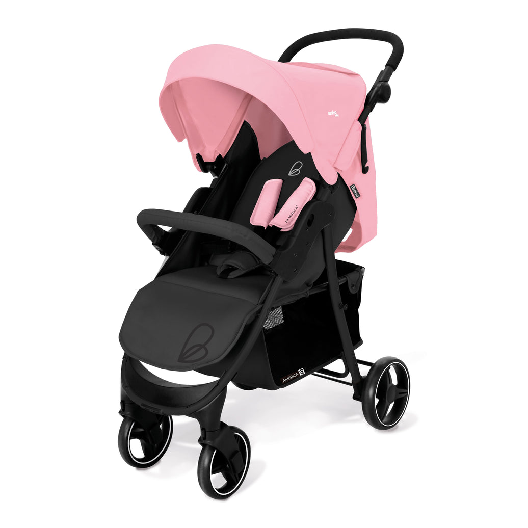 America 3 pink stroller