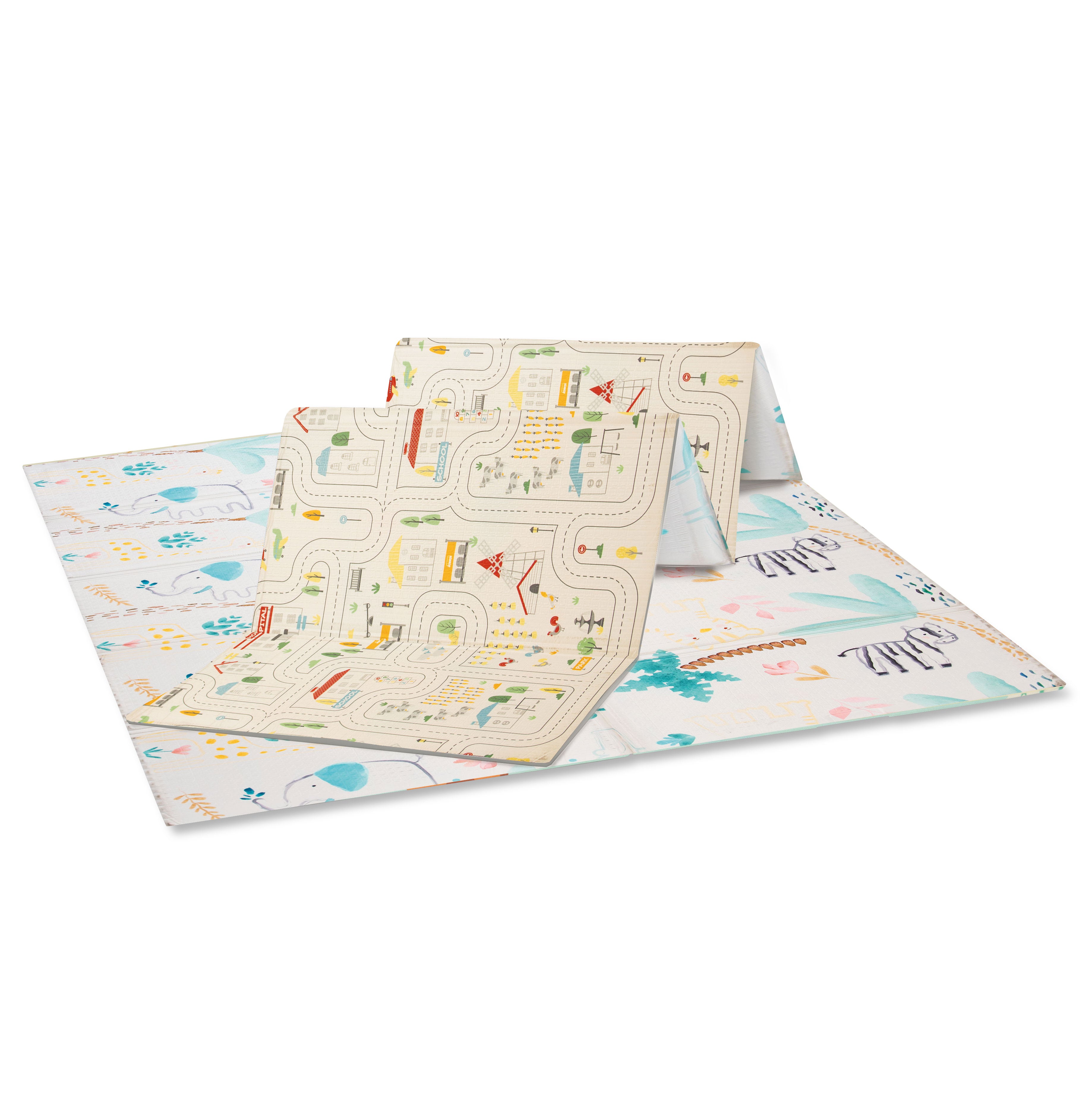 Play mat 120X180 Animals-City