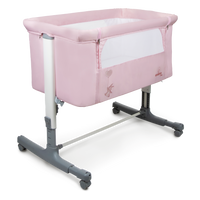 Calm Pink Co-Sleeping Mini Crib