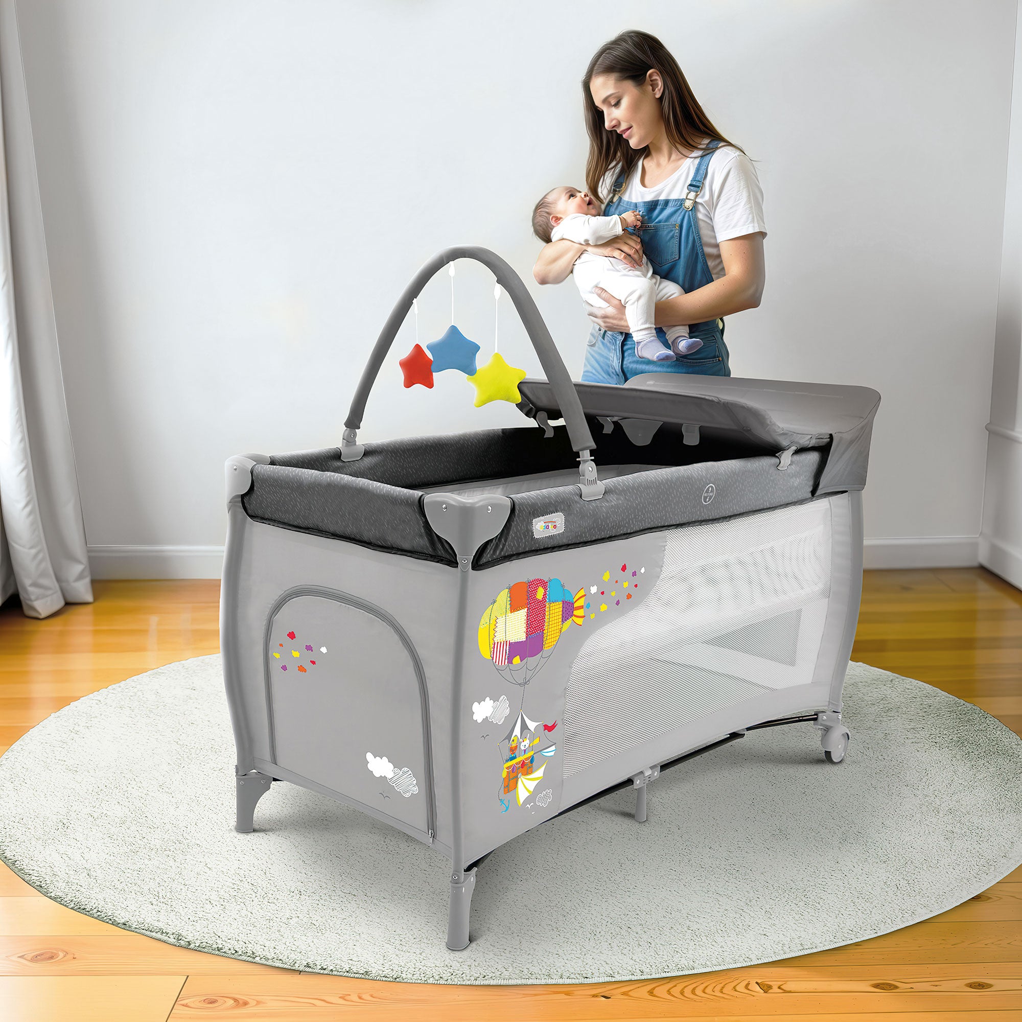 Complete Travel Crib Plus Zeppelin