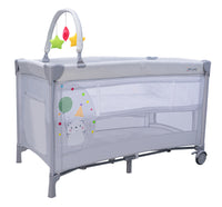 Cuna de viaje Complet Dúo Erizo Gris