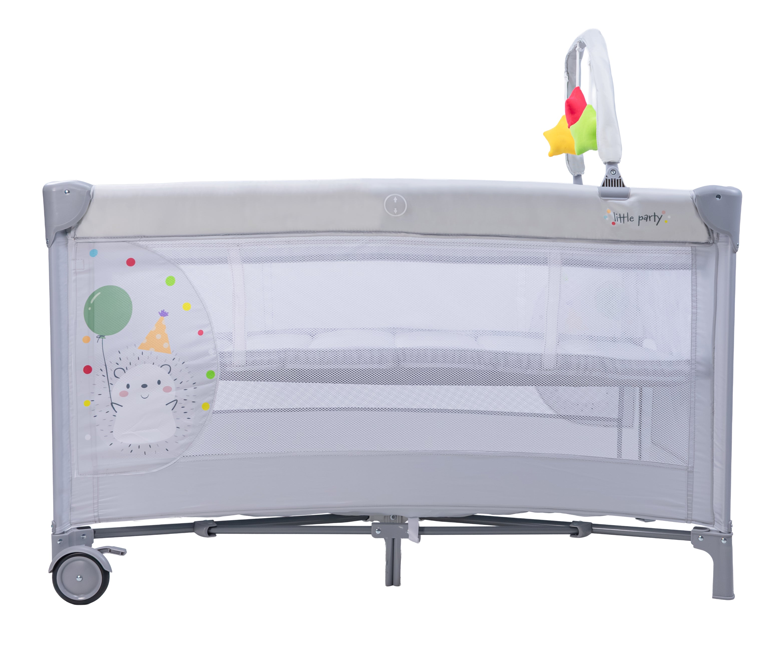 Cuna de viaje Complet Dúo Erizo Gris