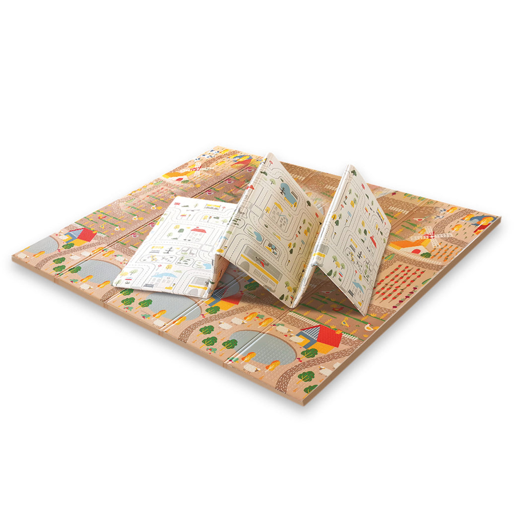 XXL Farm-City Folding Play Mat