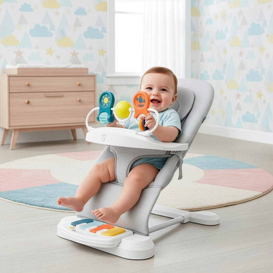 Hamaca Musical Hawaii gris