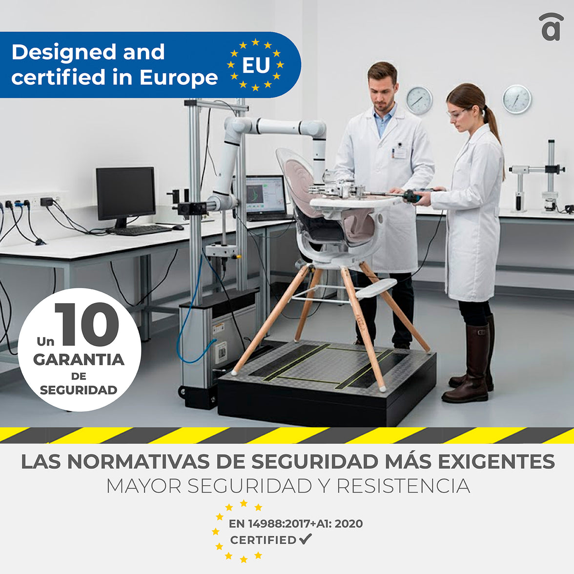 Adriá Wooden High Chair