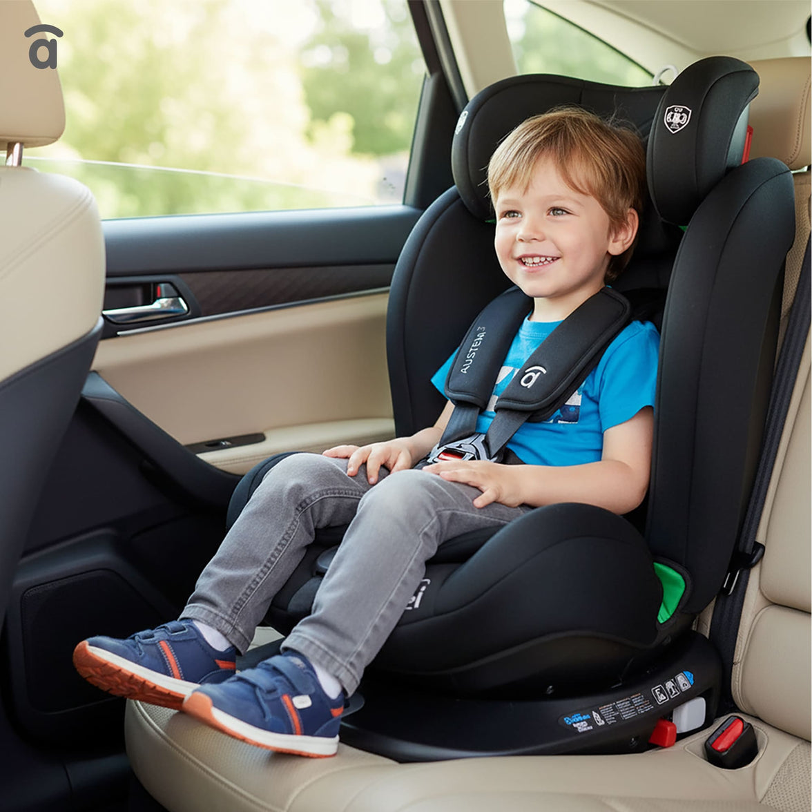 Austen 3 Gray Car Seat