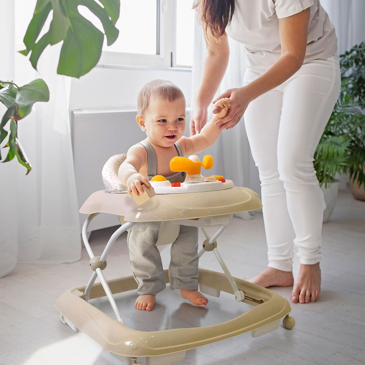 Beige Stars Diver Walker