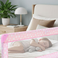150cm Bed Barrier for Standard Pink Stars Bed