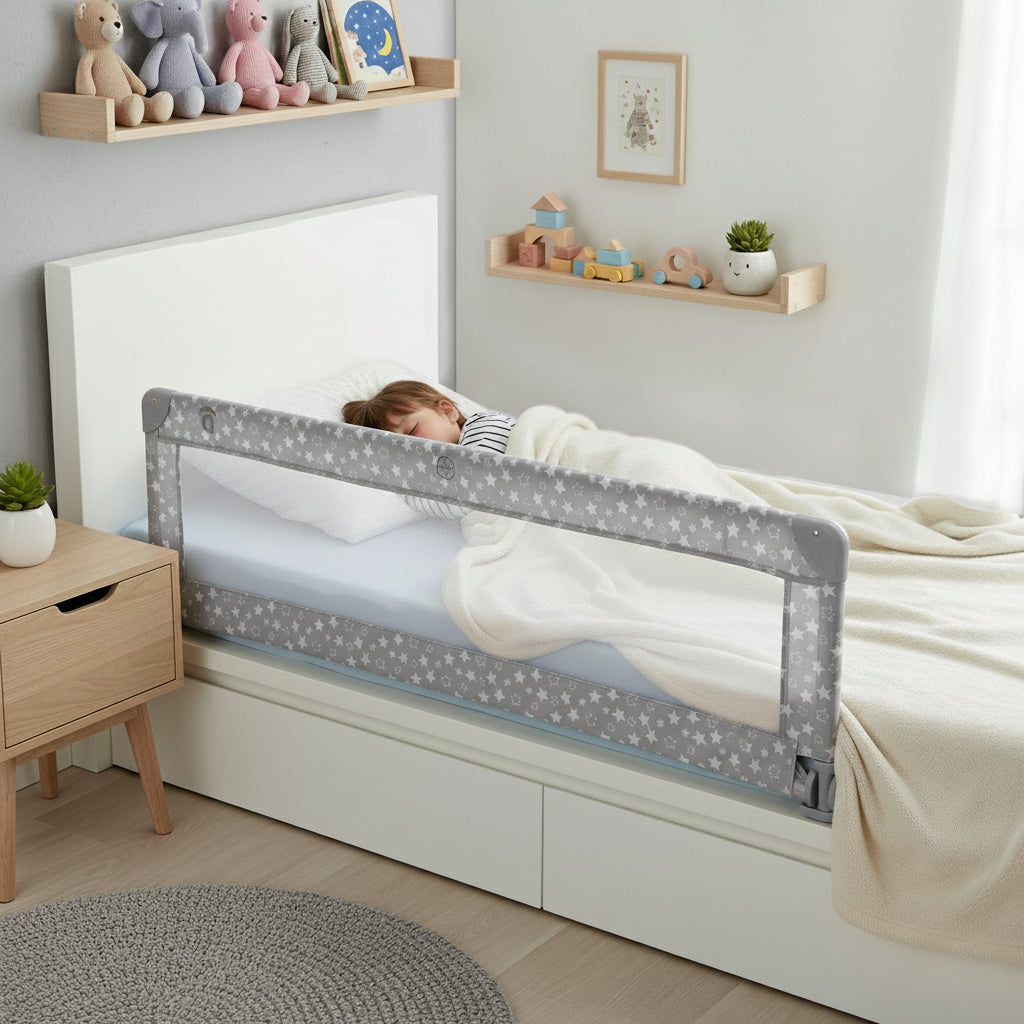 150cm Bed Barrier for Standard Bed Stars 2 Grey