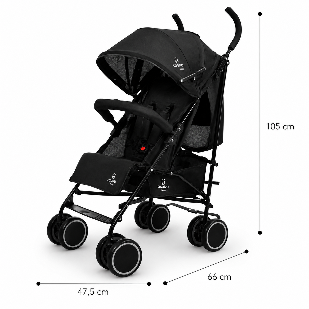 Tokyo Black Stroller