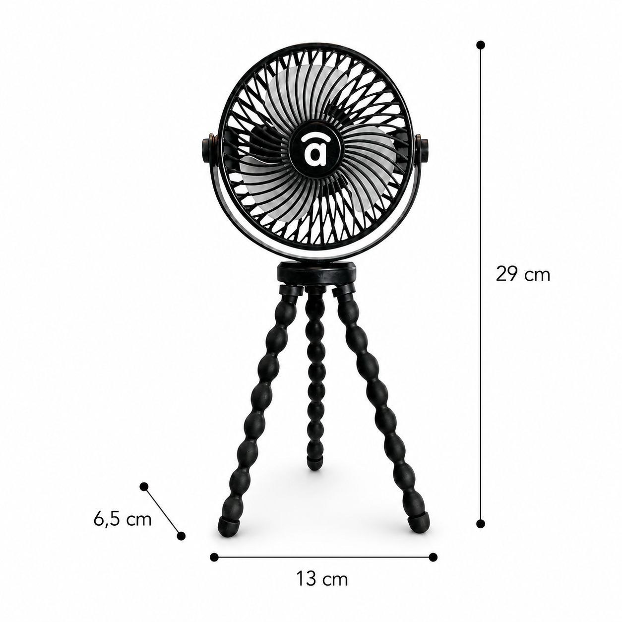 Ventilador Portátil Recargable para silla de paseo y auto
