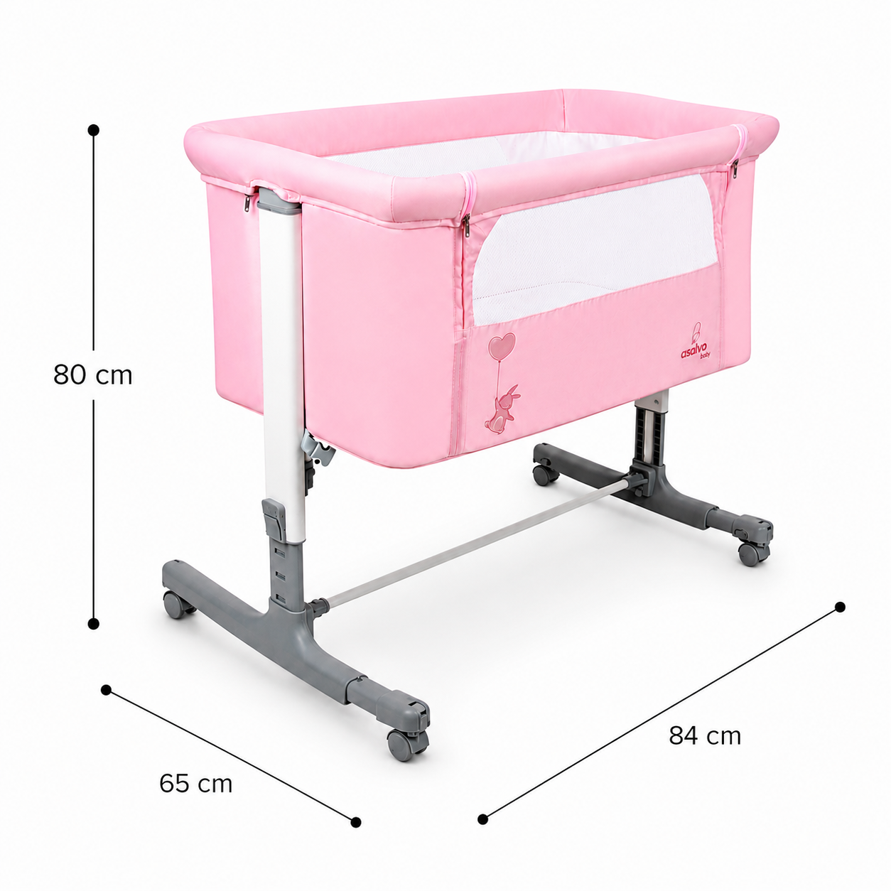 Minicuna de Colecho Calm Rosa