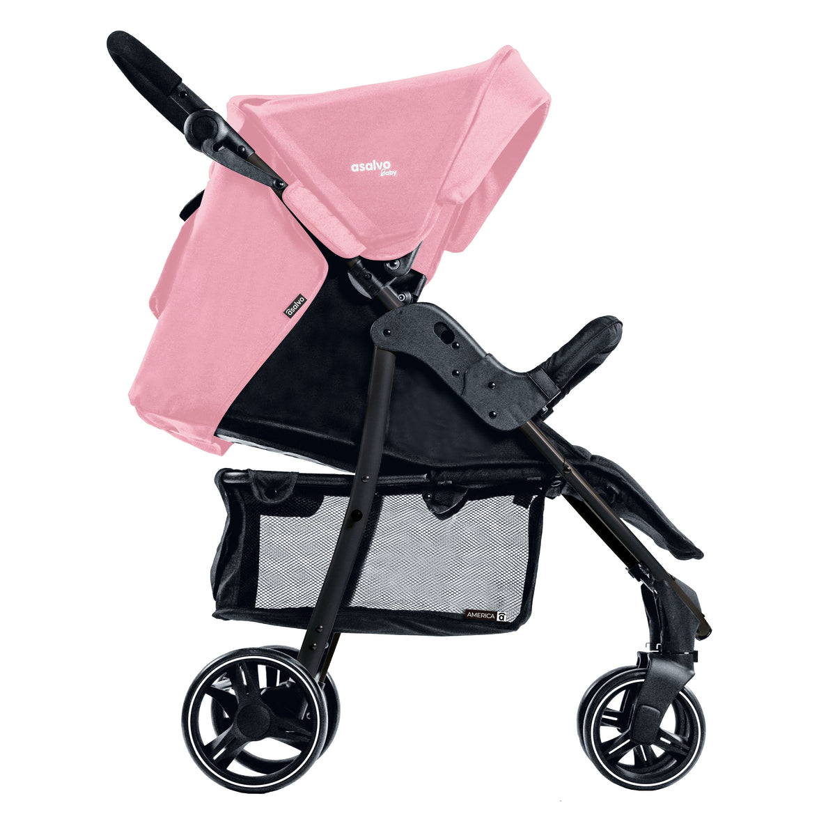 America 3 pink stroller