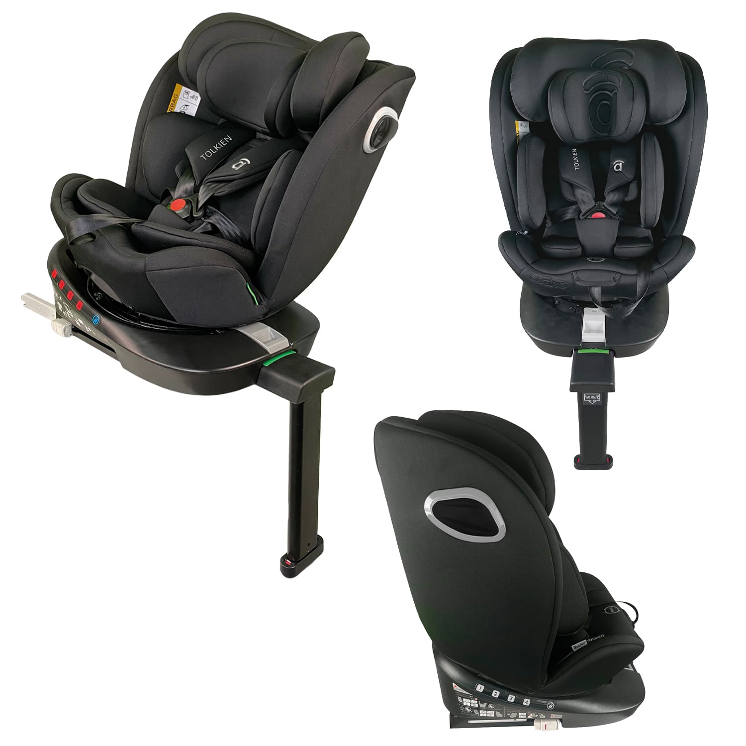 Silla de auto Tolkien negro