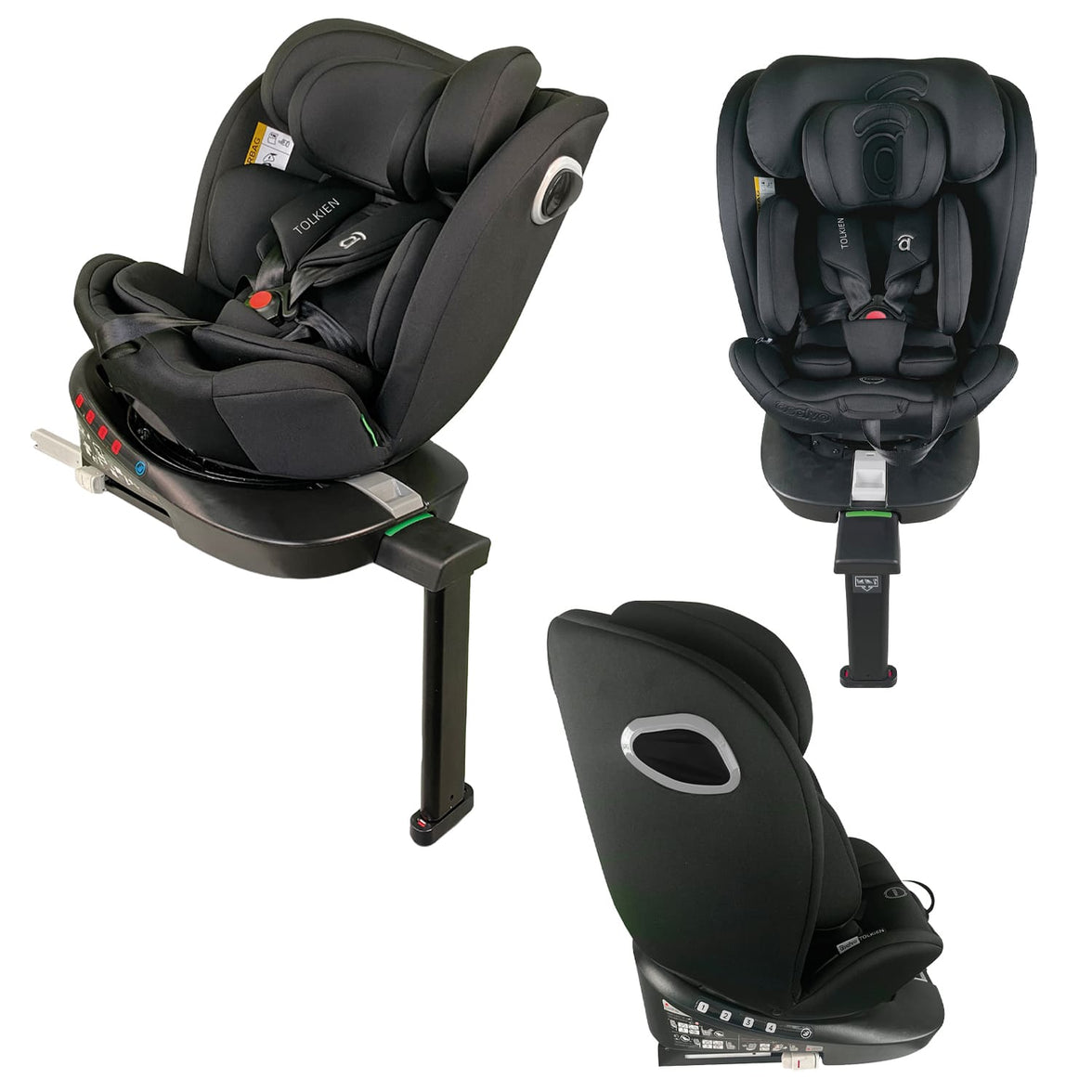 Silla de auto Tolkien negro