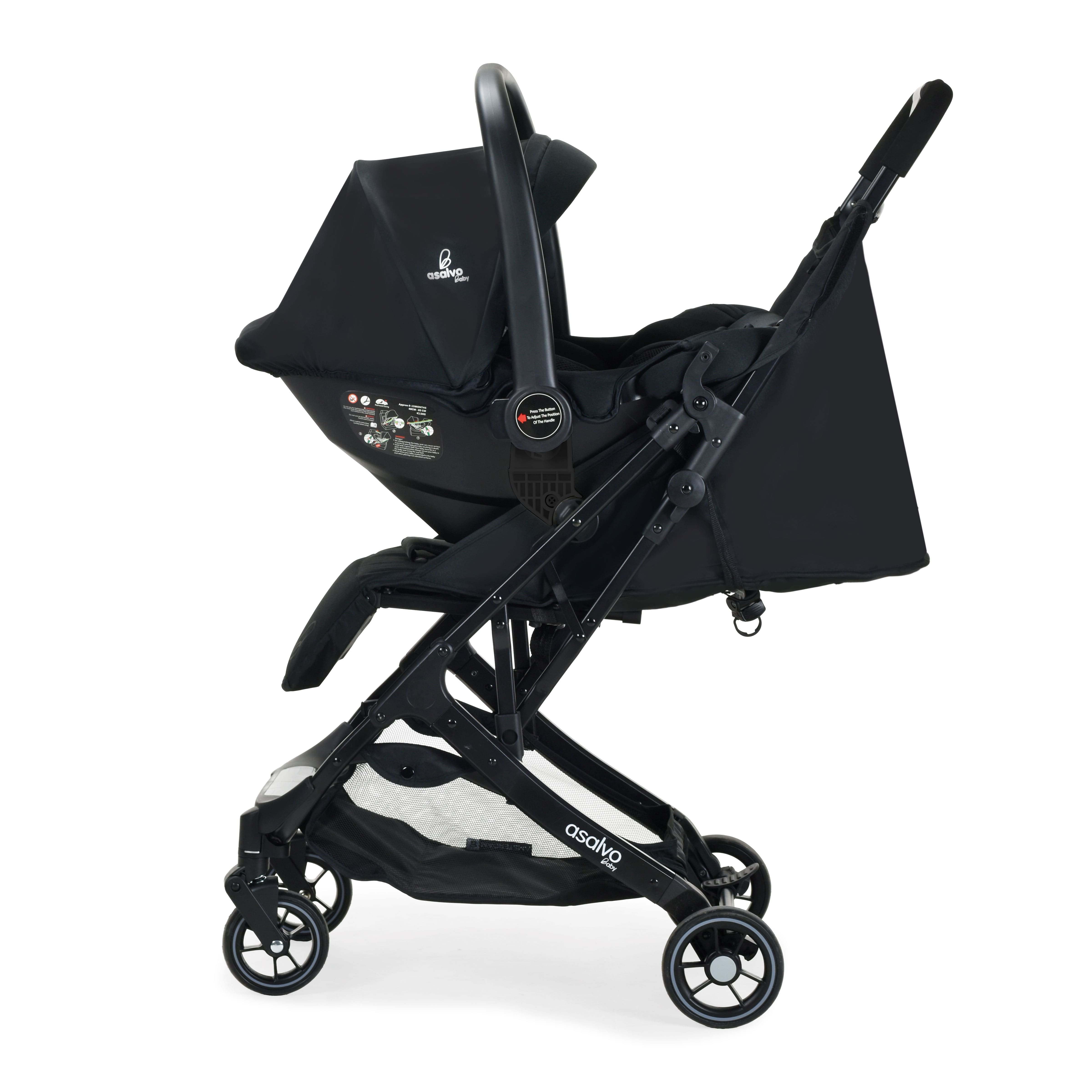 Amsterdam Black Stroller