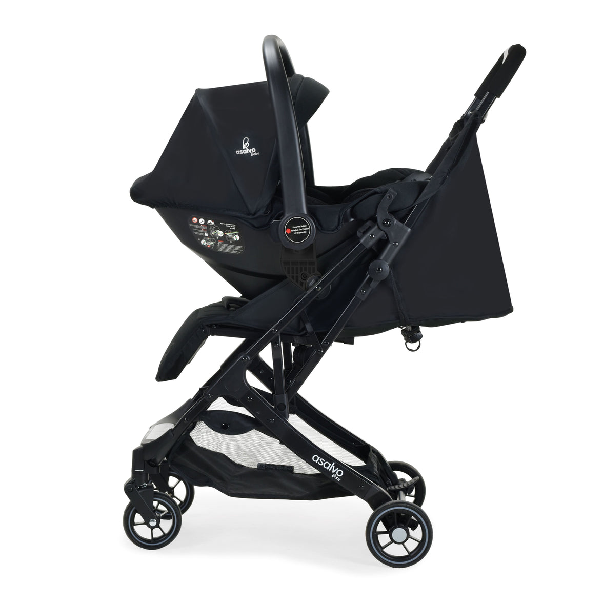 Amsterdam Black Stroller