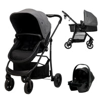 Porto Anthracite Convertible Trio