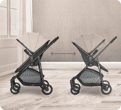 Asiento reversible